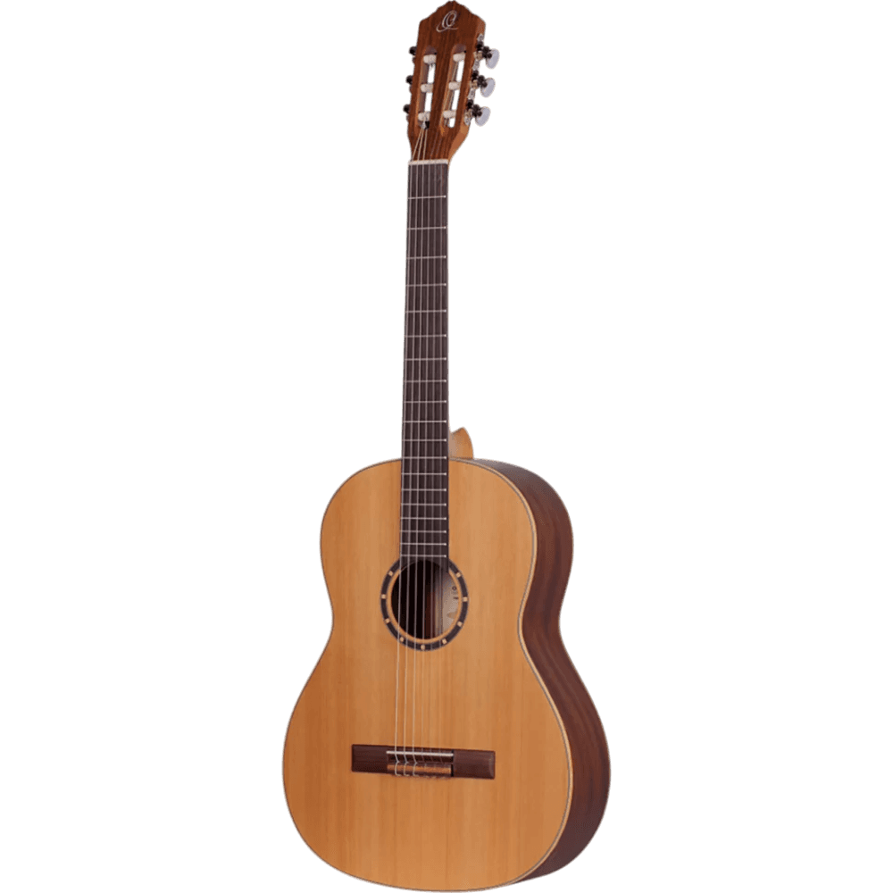 GUITARRA CLASICA 39", COLOR NATURAL, ACABADO MATE, TAPA DE CEDRO, FONDO Y AROS DE CAOBA, CUERDAS ORTEGA - Miniatura 8