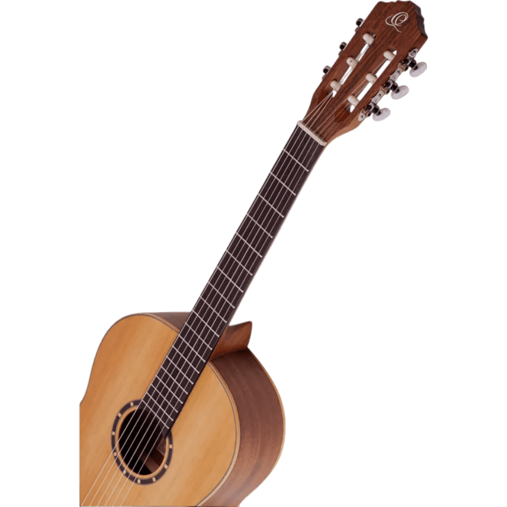 GUITARRA CLASICA 39", COLOR NATURAL, ACABADO MATE, TAPA DE CEDRO, FONDO Y AROS DE CAOBA, CUERDAS ORTEGA - Miniatura 11