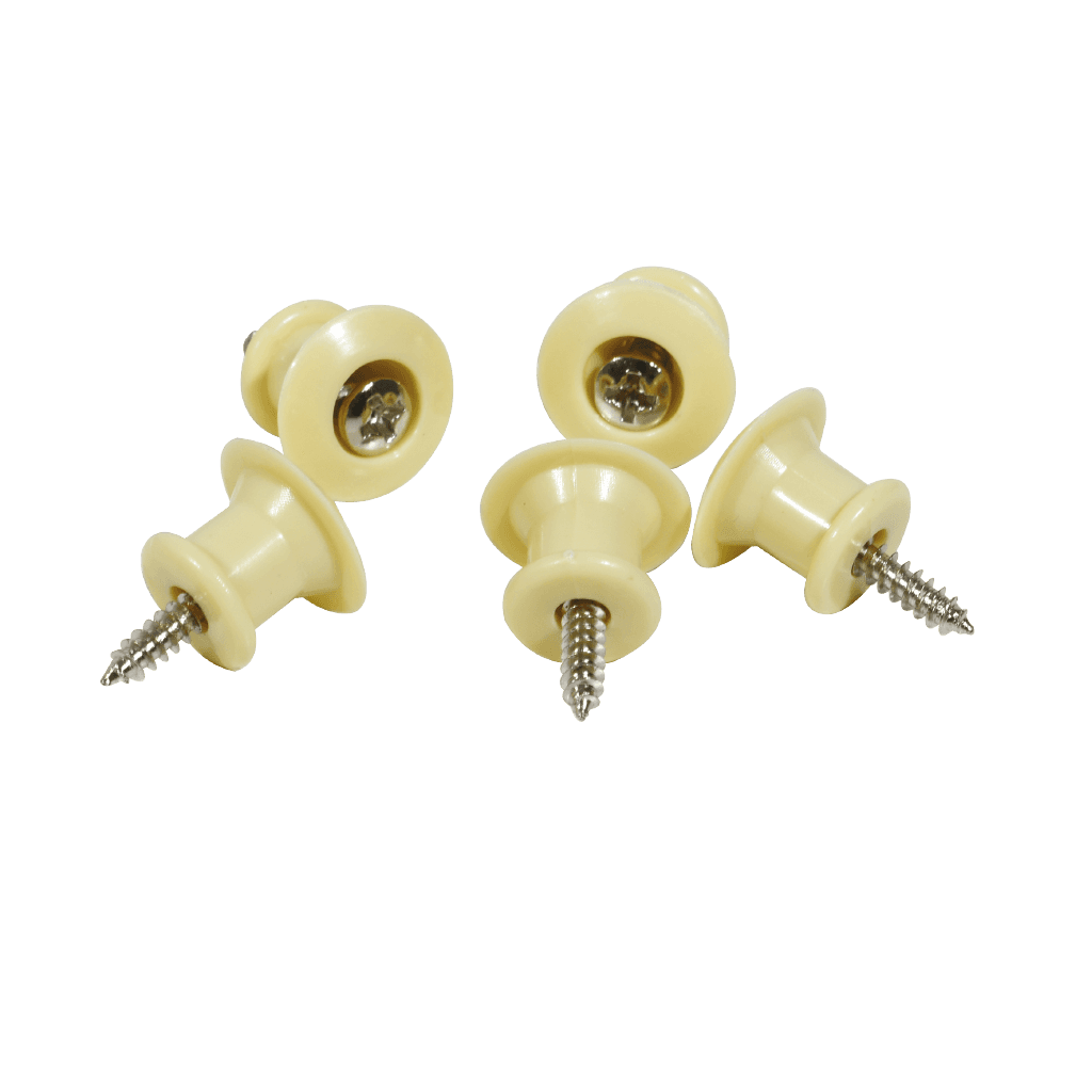 BOTON PARA SOSTENER CORREA, MATERIAL NYLON, COLOR BLANCO, INCLUYE TORNILLO