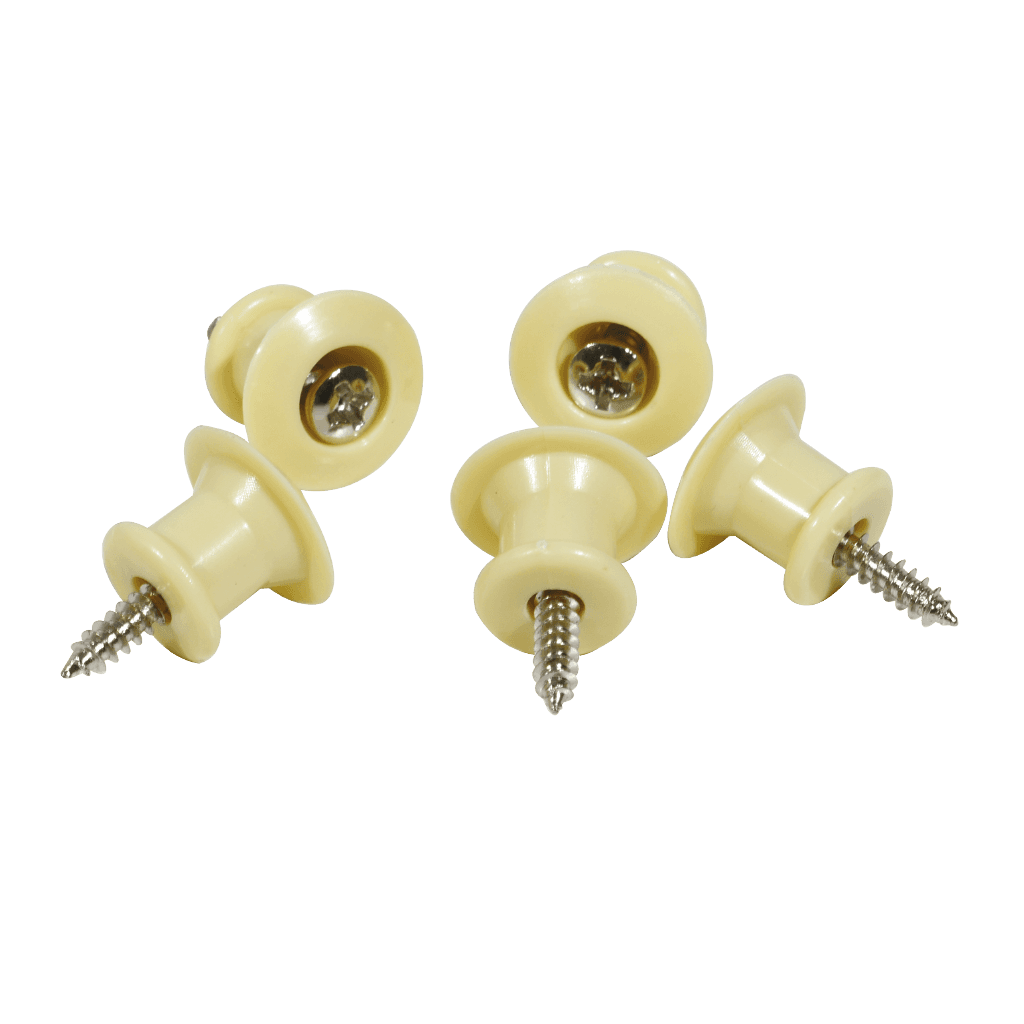 BOTON PARA SOSTENER CORREA, MATERIAL NYLON, COLOR BLANCO, INCLUYE TORNILLO - Miniatura 2