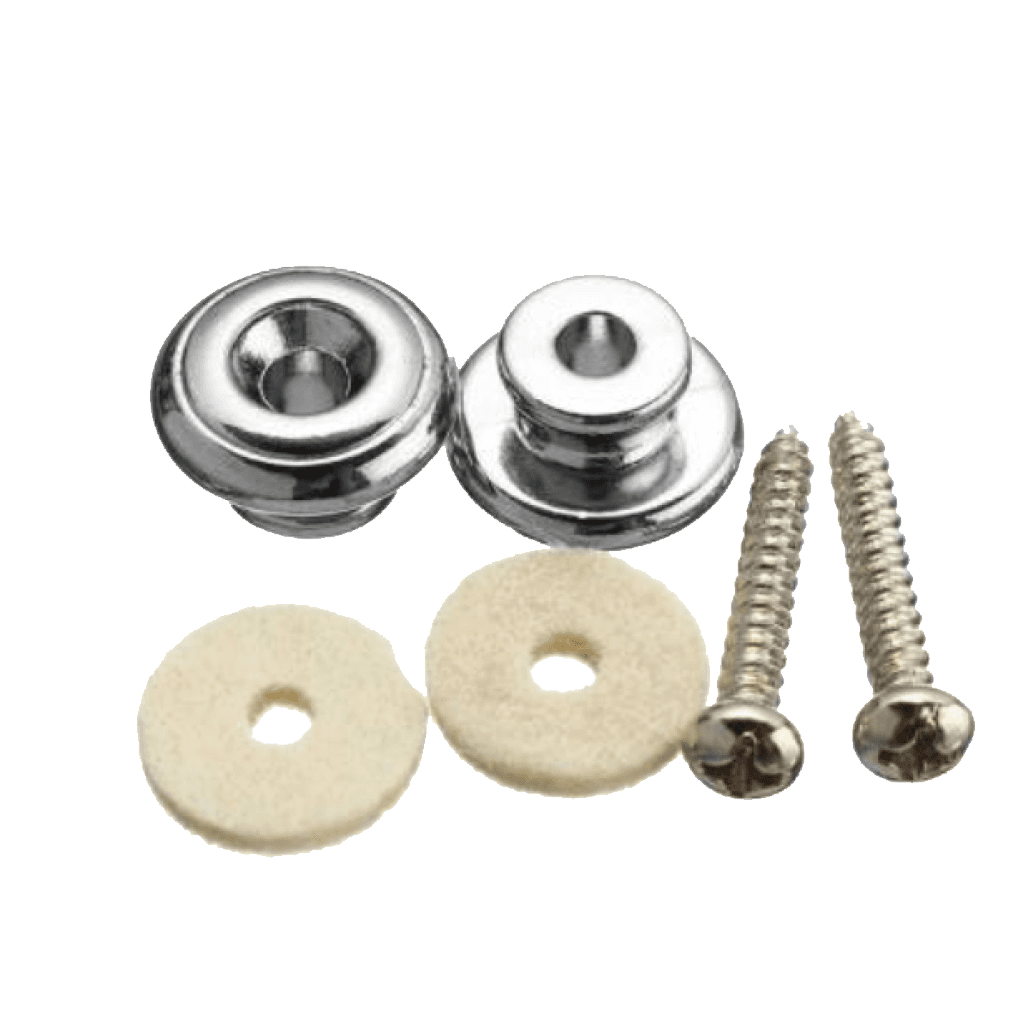 BOTON PARA SOSTENER CORREA , MATERIAL METAL, COLOR NIQUELADO, INCLUYE TORNILLO