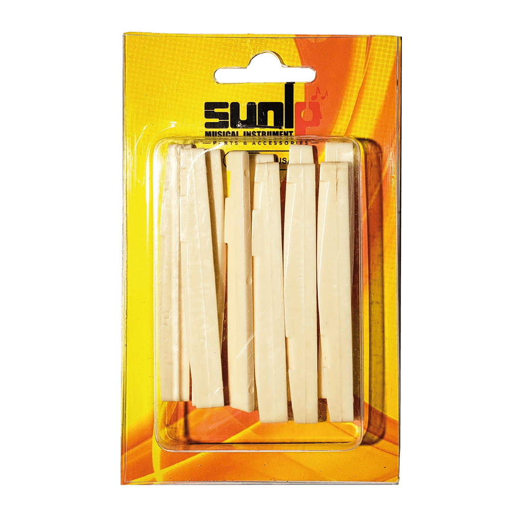 HUESILLO DEL PUENTE PARA GUITARRA ACUSTICA, MATERIAL PLASTICO - Miniatura 2