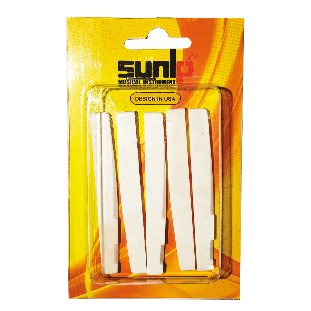 HUESILLO DEL PUENTE PARA GUITARRA ACUSTICA, MATERIAL HUESO