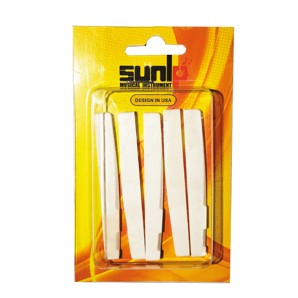 HUESILLO DEL PUENTE PARA GUITARRA ACUSTICA, MATERIAL HUESO - Miniatura 2