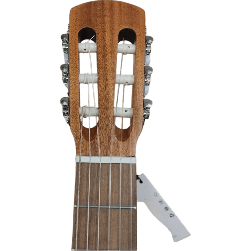 GUITARRA ELECTROCLASICA 39", CON EQ FISHMAN, COLOR NATURAL ACABADO MATE, TAPA DE CEDRO MACIZO, FONDO Y AROS DE WENGUE, CUERDAS D ADDARIO,  INCLUYE BOLSO DE 10MM DE ESPESOR - Miniatura 5