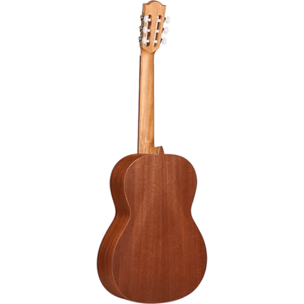 GUITARRA CLASICA 39", COLOR NATURAL, ACABADO MATE, TAPA DE CEDRO MACIZO, FONDO Y AROS DE SAPELLI, CUERDAS D ADDARIO,  INCLUYE ESTUCHE DE 10MM DE ESPESOR - Miniatura 3