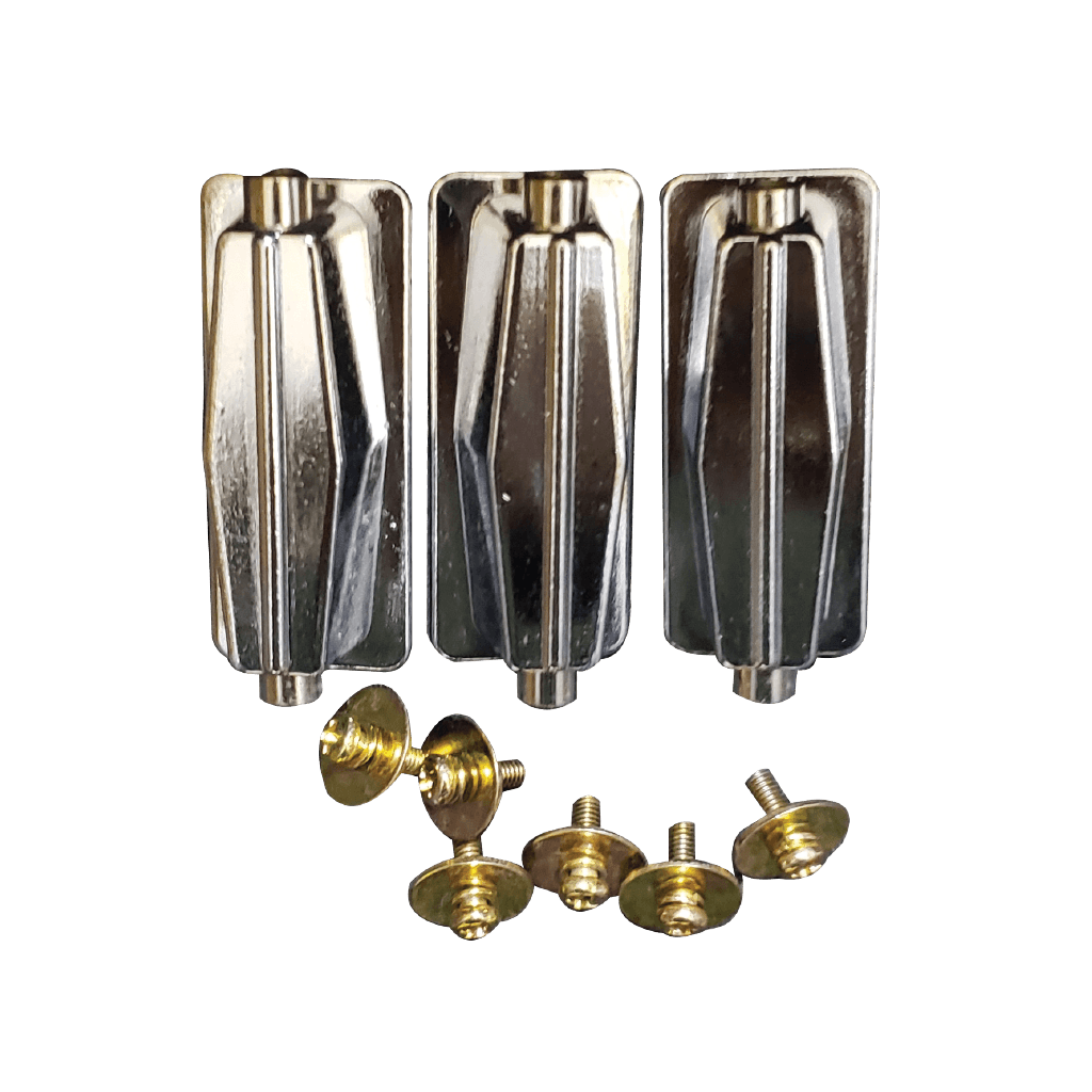 CANOA PARA REDOBLANTE DE 14 X 5.5", CON DOBLE TORNILLO, NIQUELADO