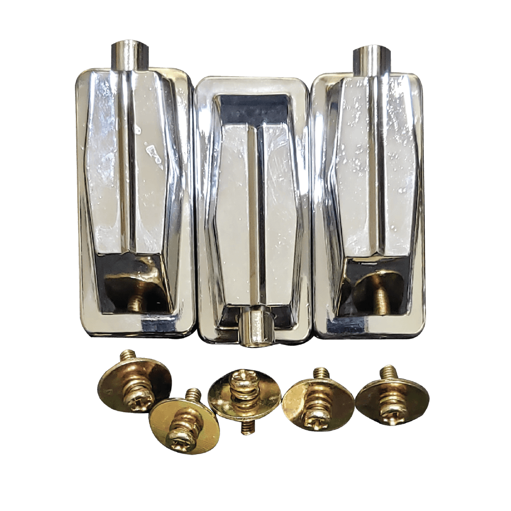 CANOA PARA REDOBLANTE DE 14 X 10" Y 14 X 12", CON 1 TORNILLO, NIQUELADO