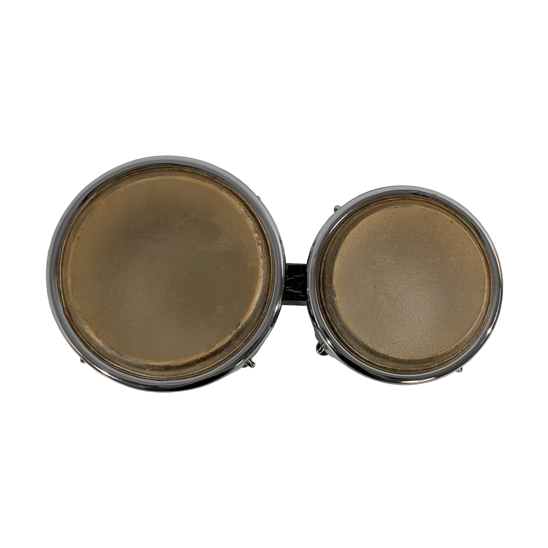 BONGO 7.5 - 8.5", DE MADERA COLOR NEGRO, CON ARO CROMADO, INCLUYE LLAVE PARA AFINAR - Miniatura 6