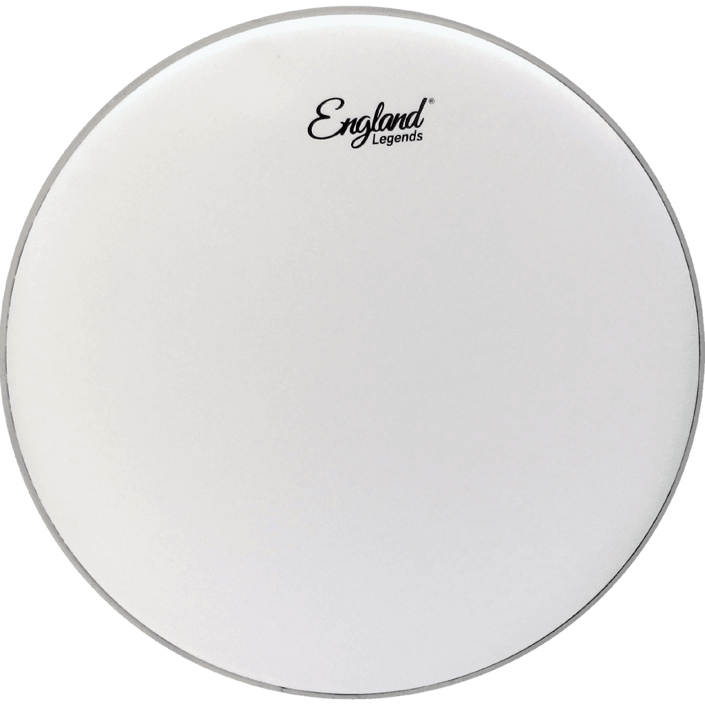 PARCHE 28" PARA BOMBO, LISO UNA CAPA, COLOR BLANCO