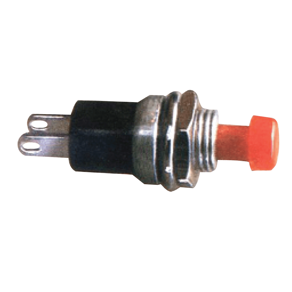 SWITCH PULSADOR, 2 POSICIONES, ABIERTO, ON/OFF, REDONDO