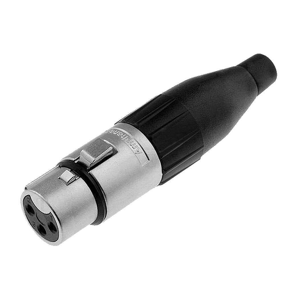 JACK XLR, 3 PINES, METALICO