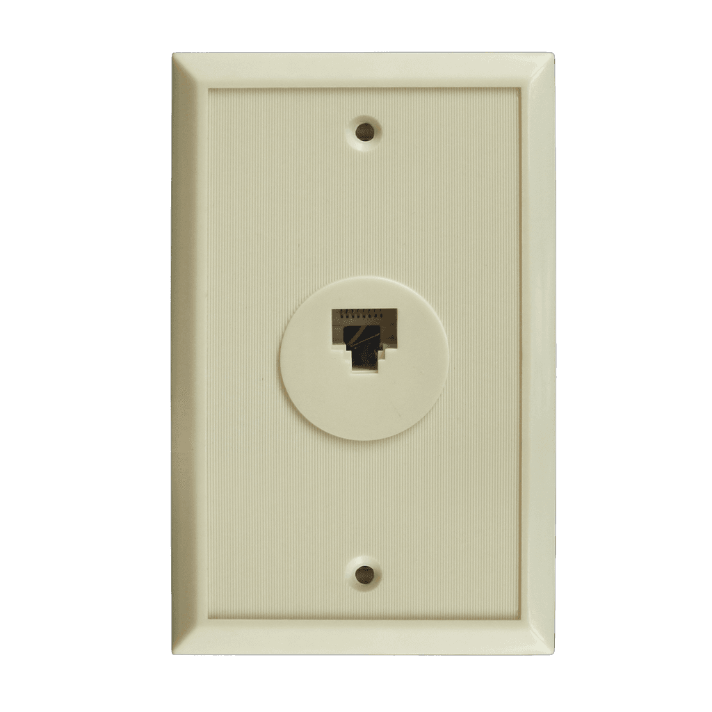 PLACA DE PARED CON JACK RJ-11