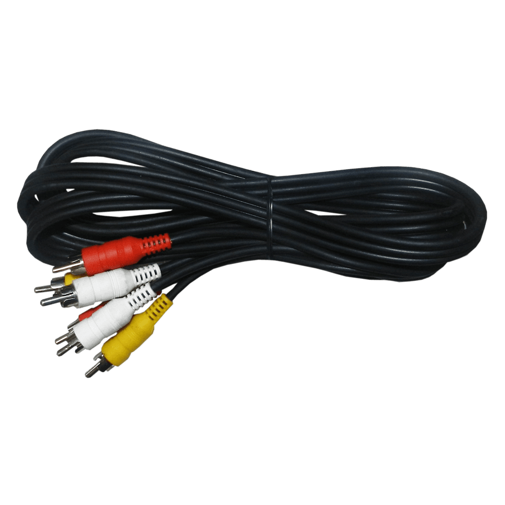 CABLE DE AUDIO, 3 PLUG RCA A 3 PLUG RCA, OFC, 7 MTS