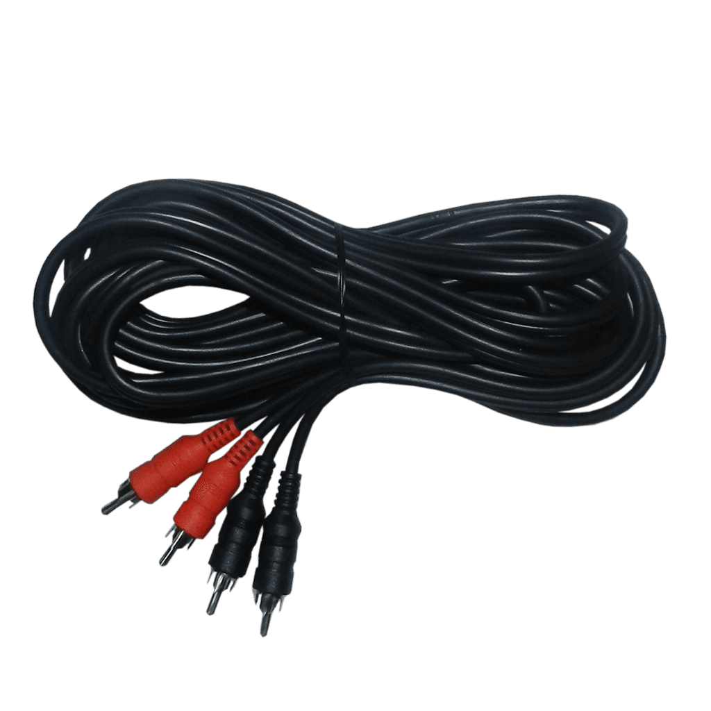 CABLE DE AUDIO, 2 PLUG RCA A 2 PLUG RCA, CCA, 3MTS