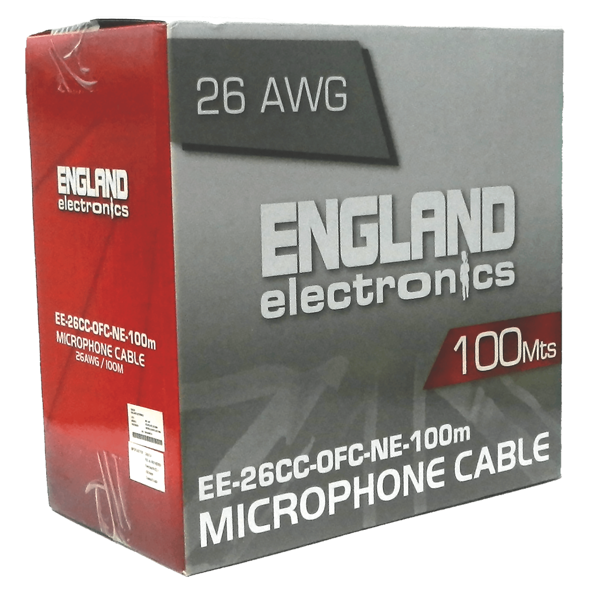 CABLE PARA MICROFONO, CALIBRE 24, 100 MTS, 100% COBRE, OFC