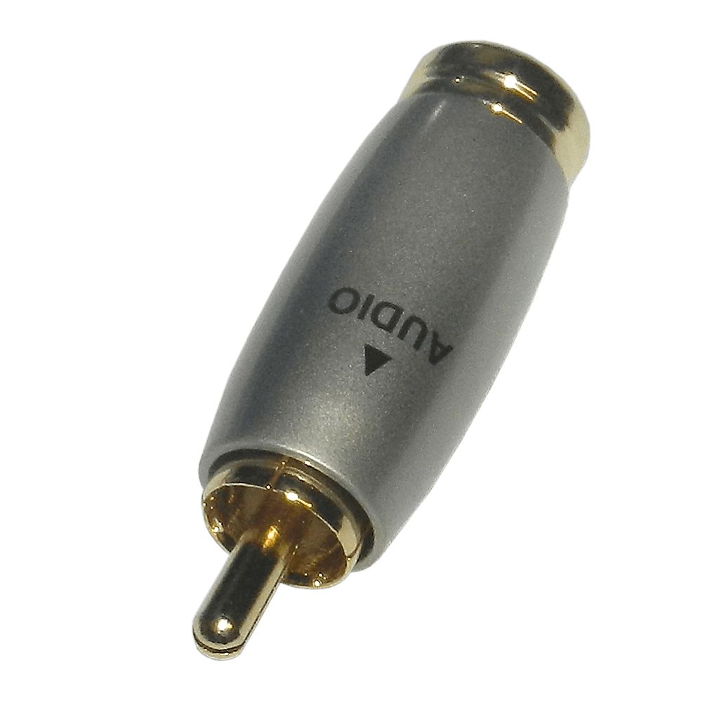 PLUG RCA, SIN RESORTE, METALICO