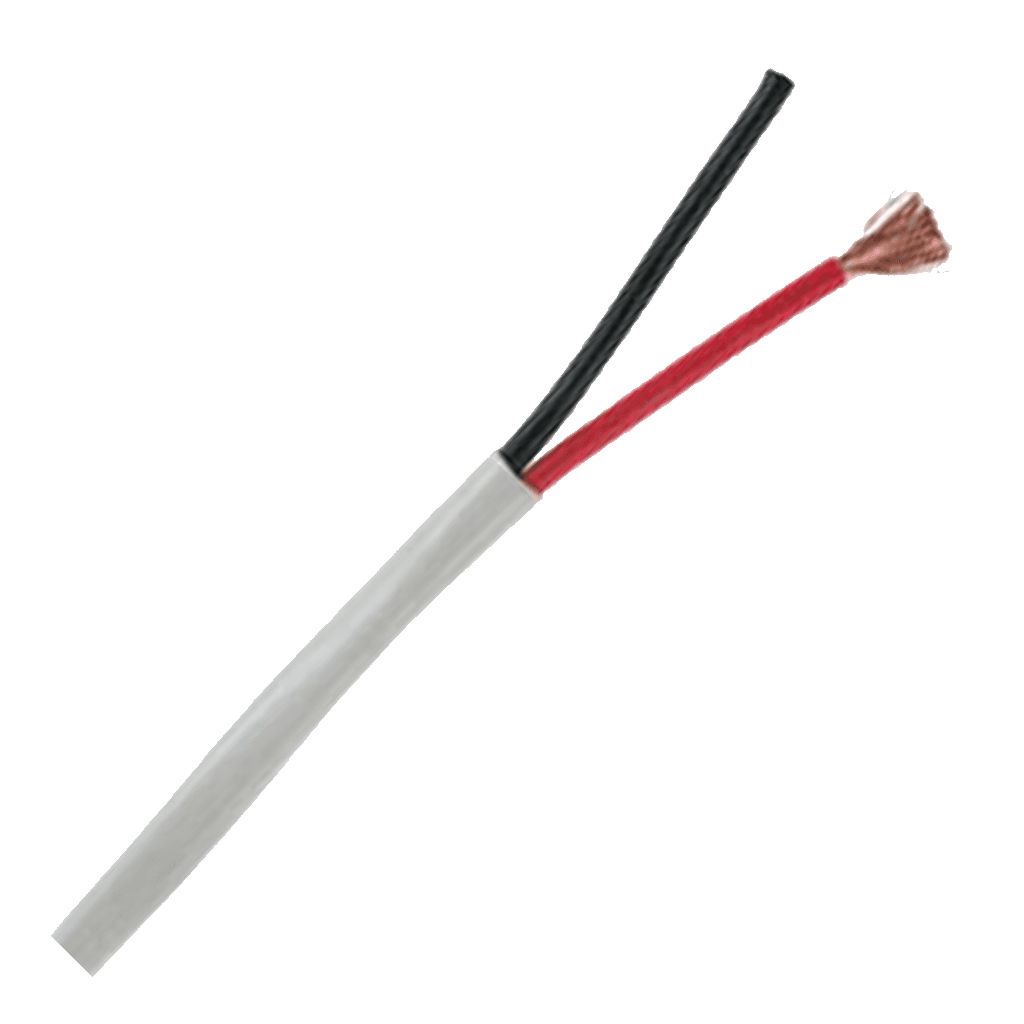 CABLE CONCENTRICO PARA PARLANTE, BLANCO, CALIBRE 14, 152.5 MTS, 100% COBRE, 2 CONDUCTORES, OFC