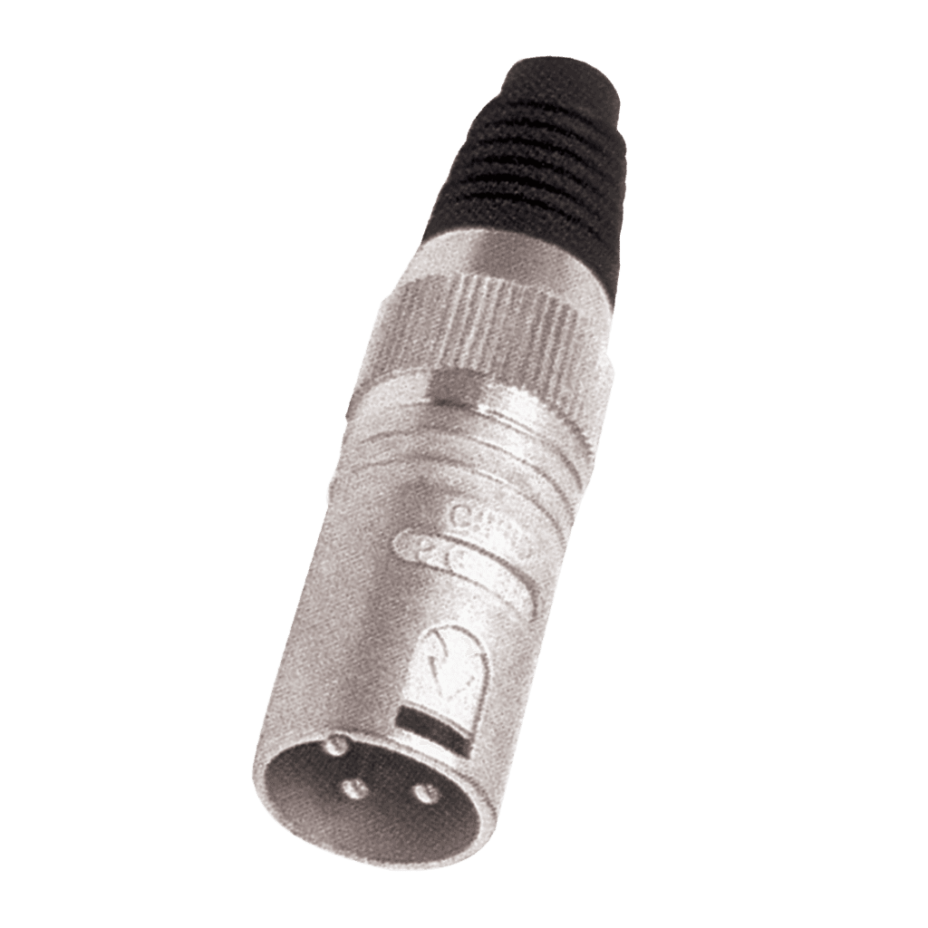 PLUG XLR, 3 PINES, METALICO