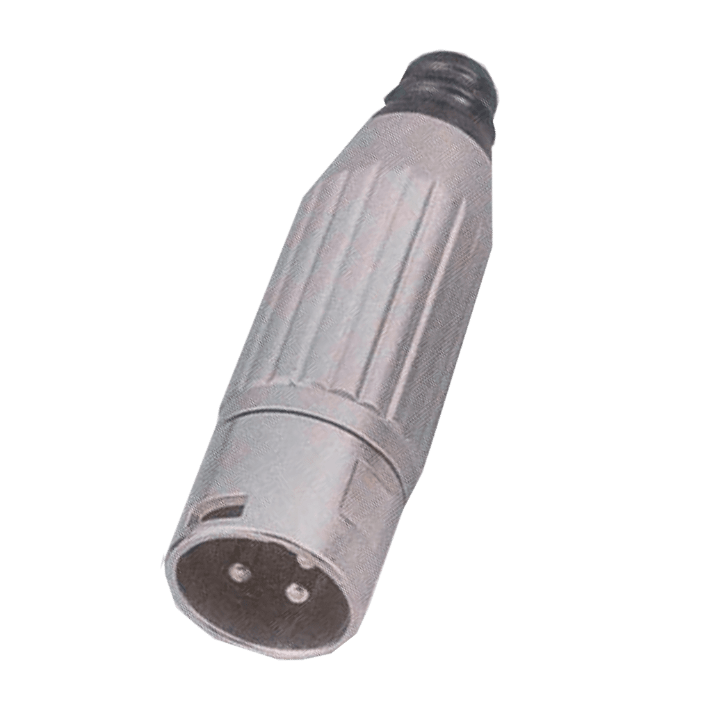 PLUG XLR, 3 PINES, METALICO