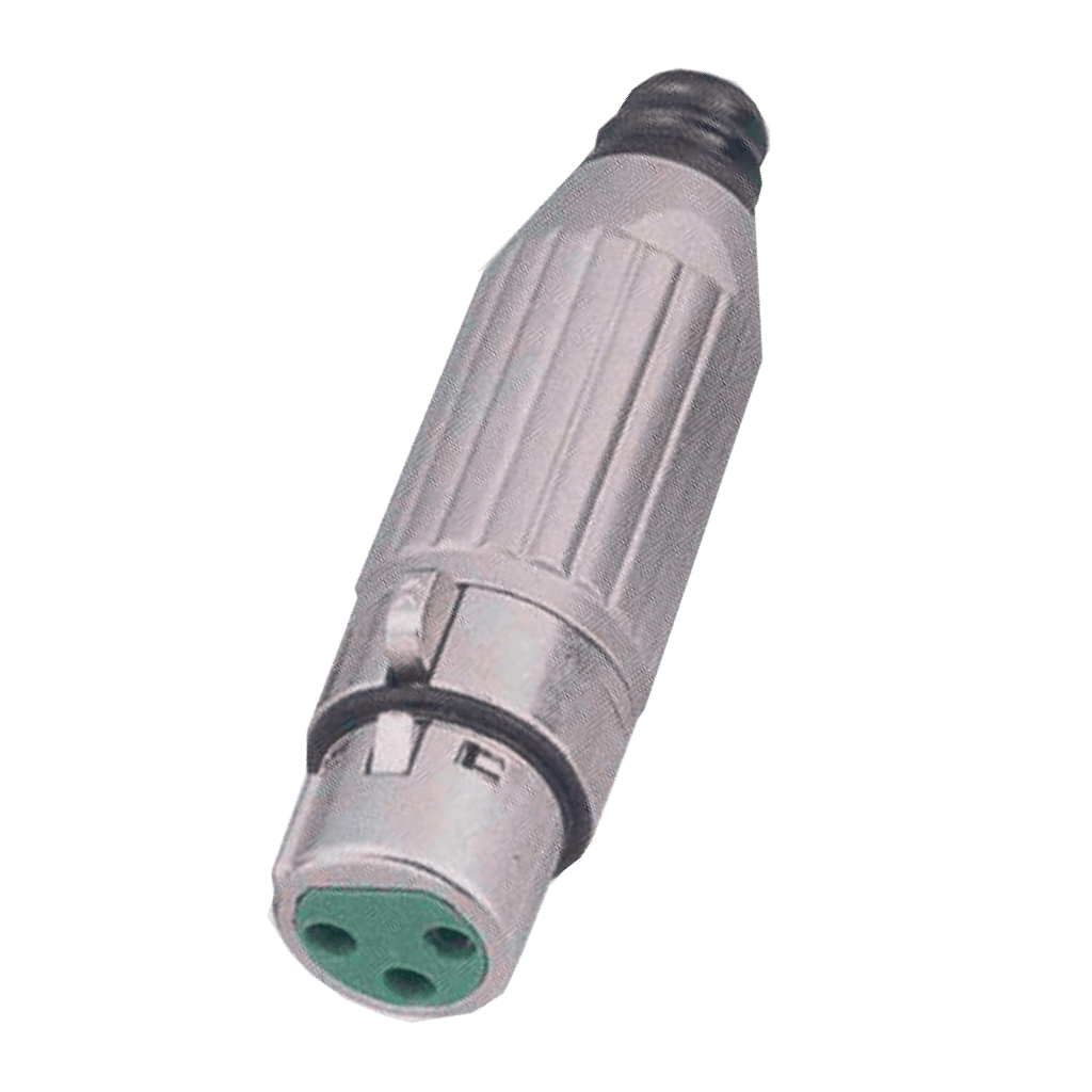 JACK XLR, 3 PINES, METALICO
