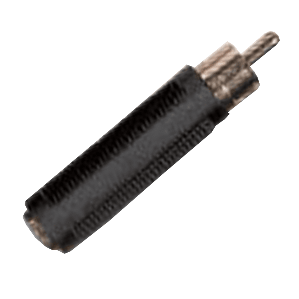 ADAPTADOR JACK 6.3MM MONO A PLUG RCA, PLASTICO