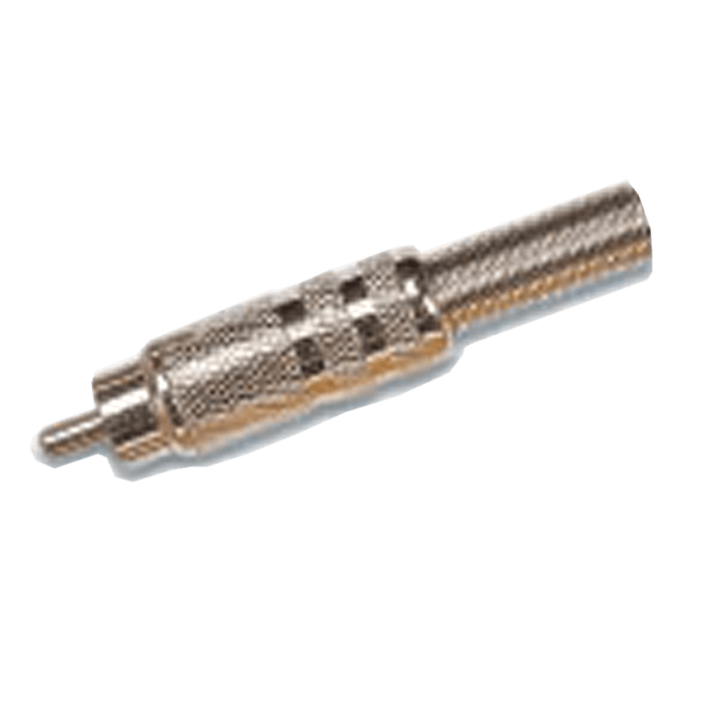 PLUG RCA, CON RESORTE, METALICO