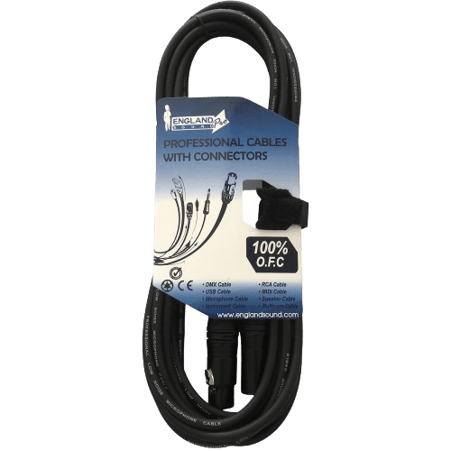 CABLE PARA MICROFONO, PLUG XLR A JACK XLR, OFC, 6MTS - Miniatura 2