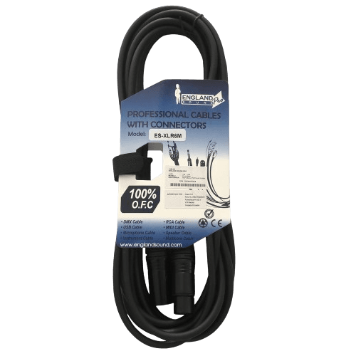 CABLE PARA MICROFONO, PLUG XLR A JACK XLR, OFC, 6MTS - Miniatura 3