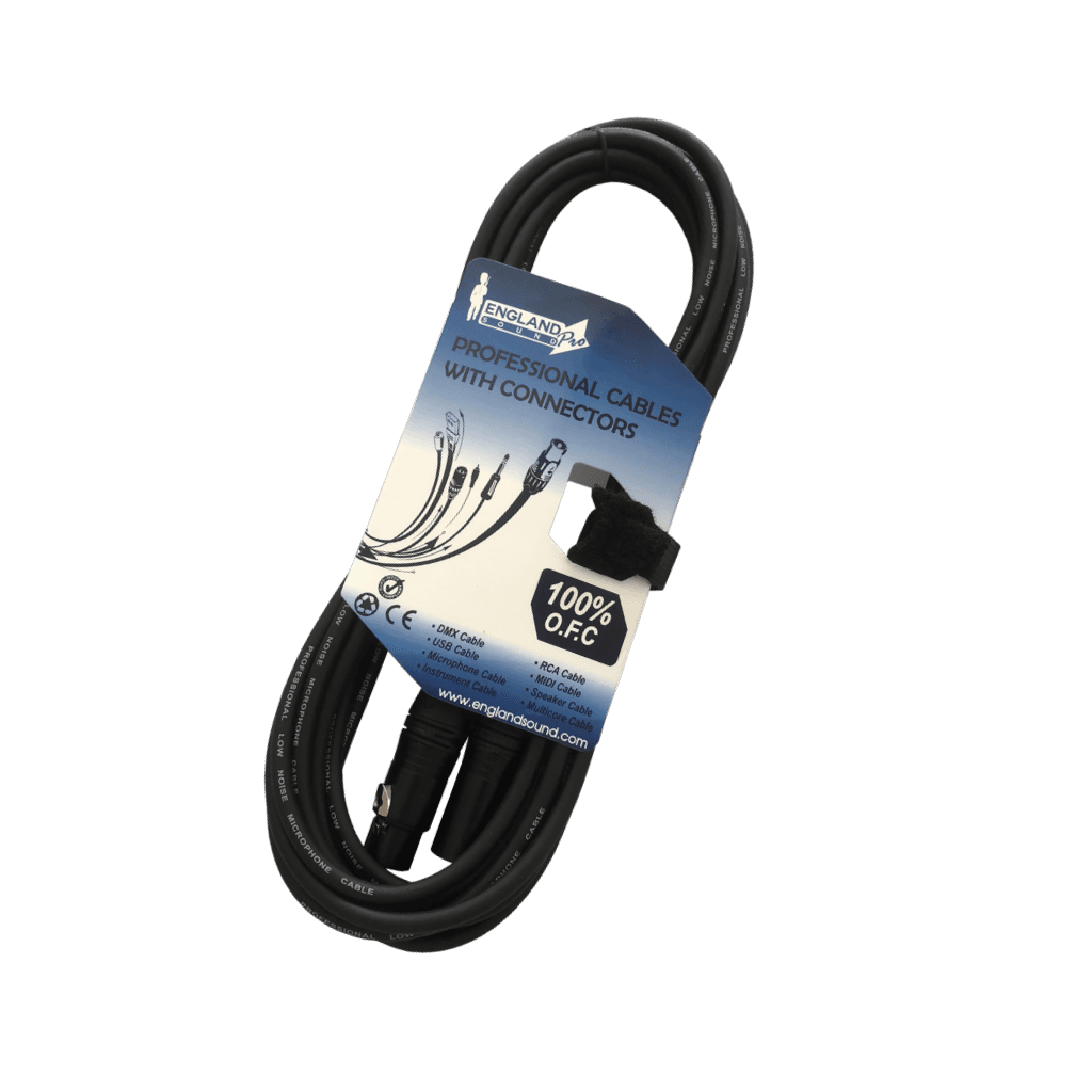 CABLE PARA MICROFONO, PLUG XLR A JACK XLR, OFC, 10MTS