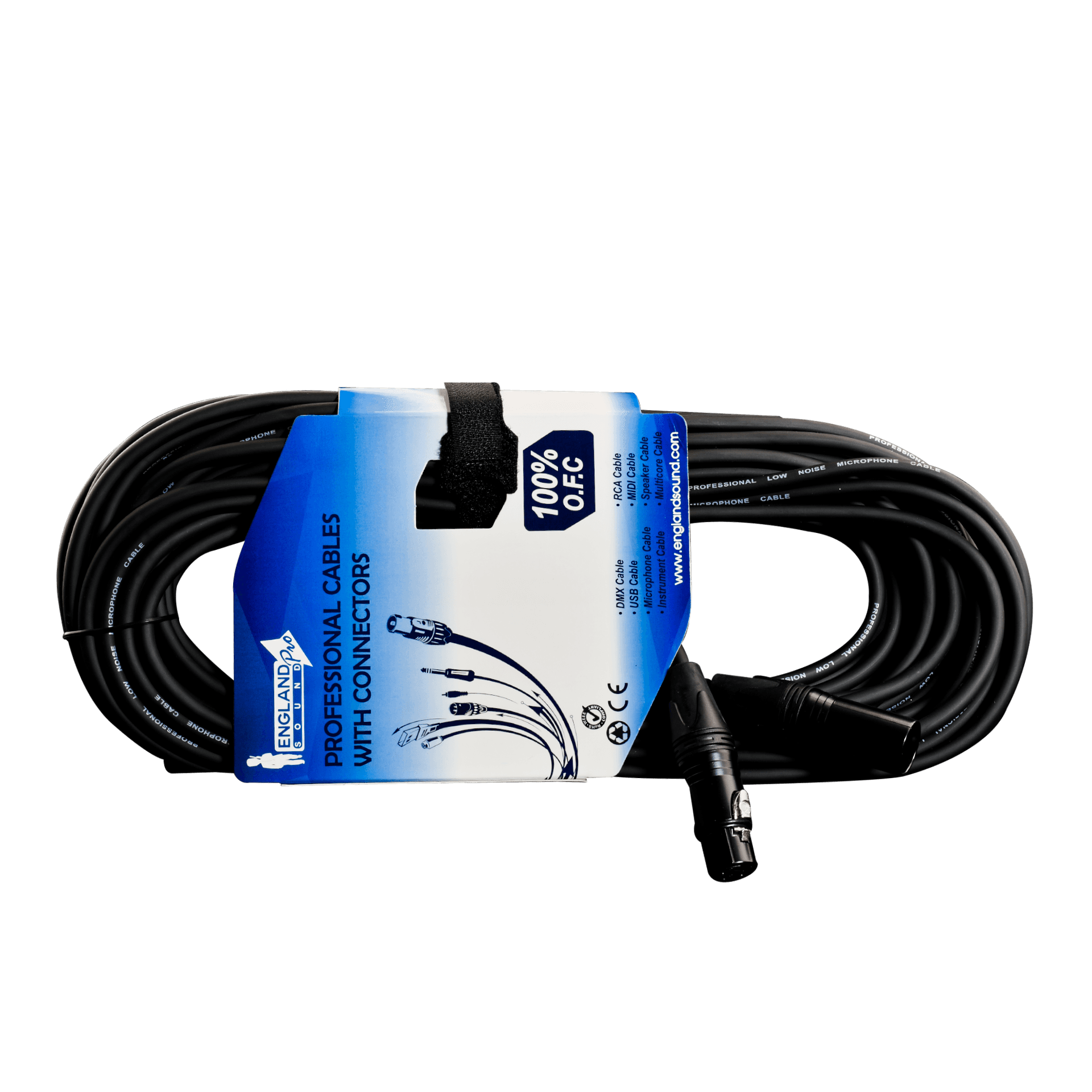 CABLE PARA MICROFONO, PLUG XLR A JACK XLR, OFC, 10MTS - Miniatura 2