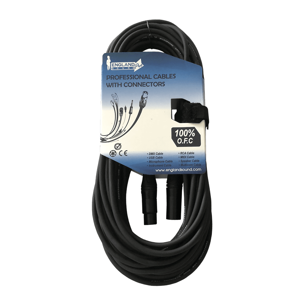 CABLE PARA MICROFONO, PLUG XLR A JACK XLR, OFC, 18MTS