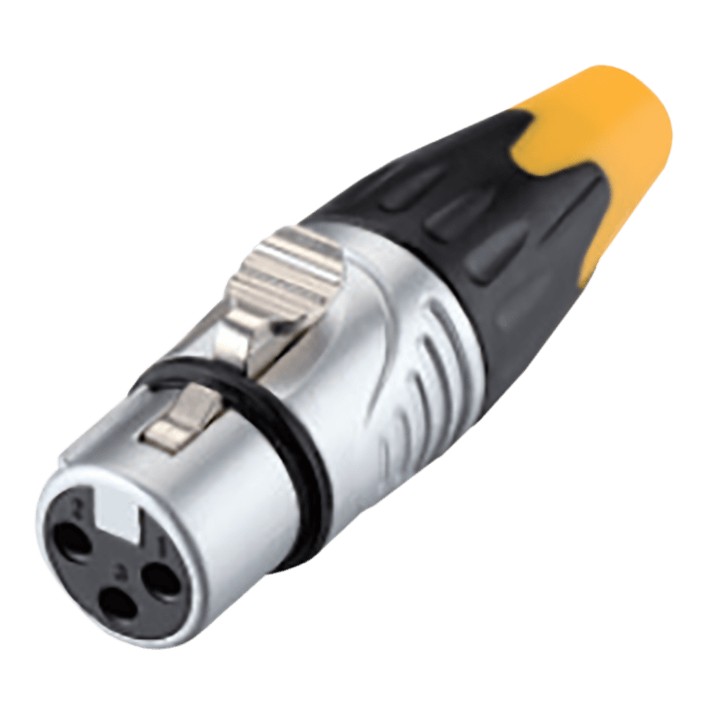 JACK XLR, 3 PINES, METALICO