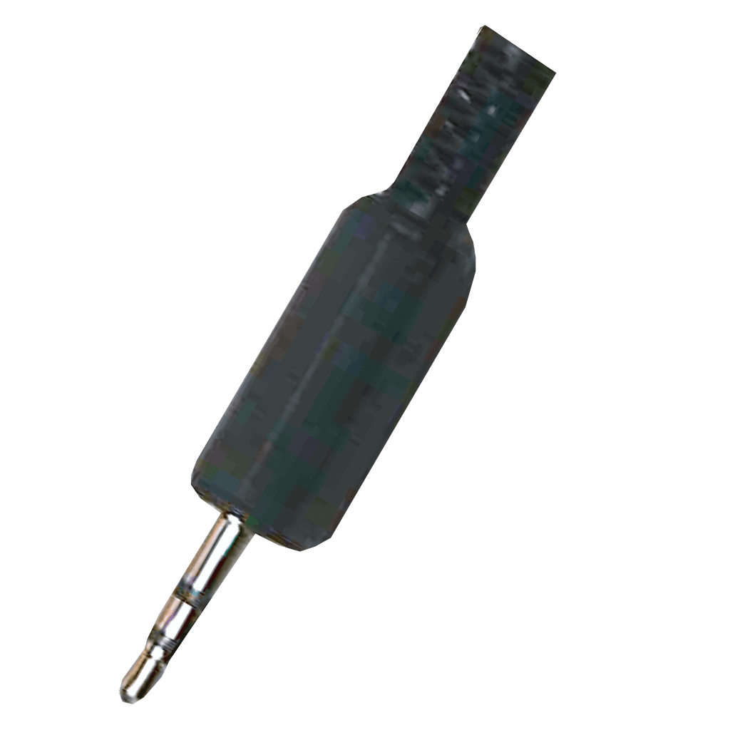 PLUG 3.5MM, SIN RESORTE, ESTEREO, PLASTICO