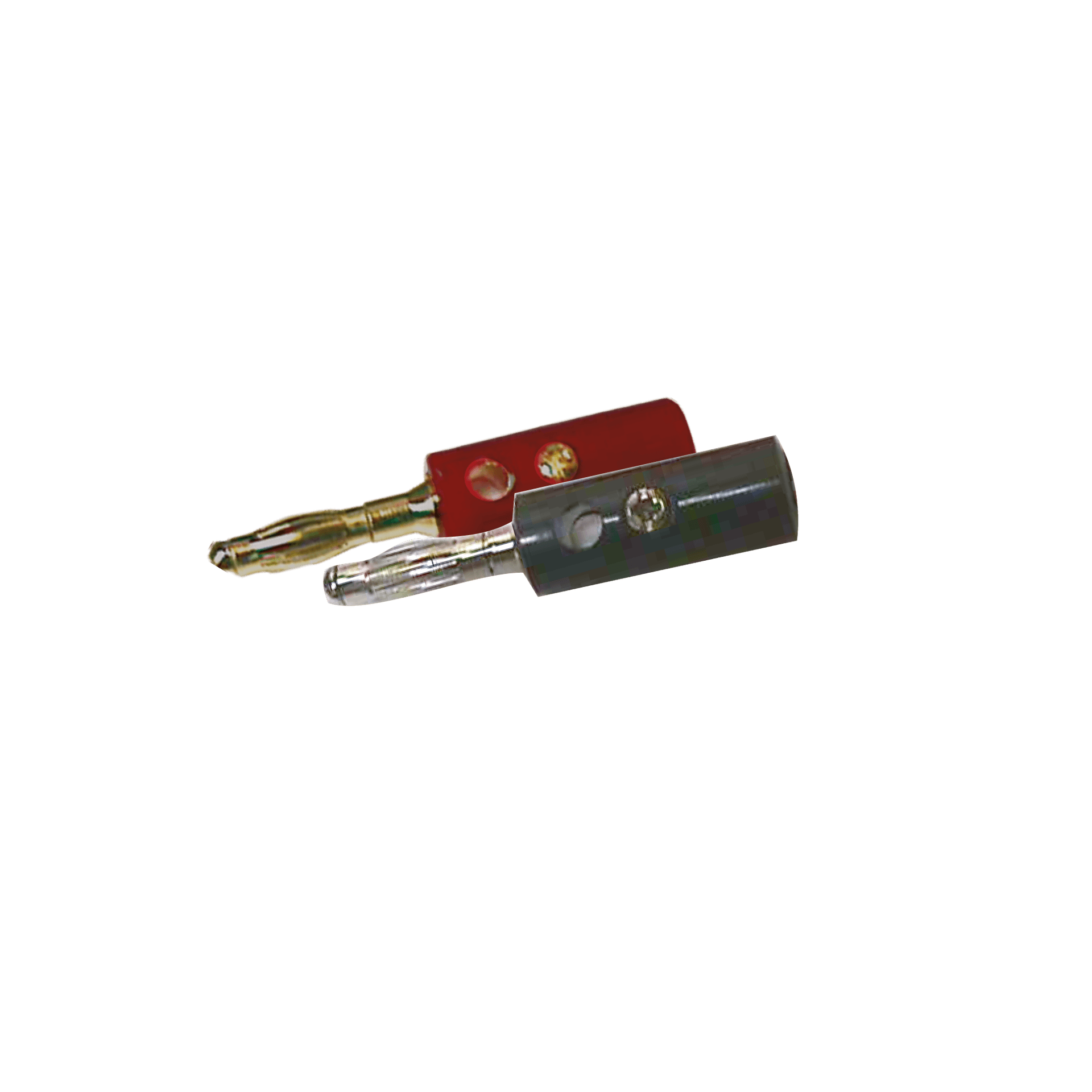 PLUG BANANA DORADO, ROJO Y NEGRO