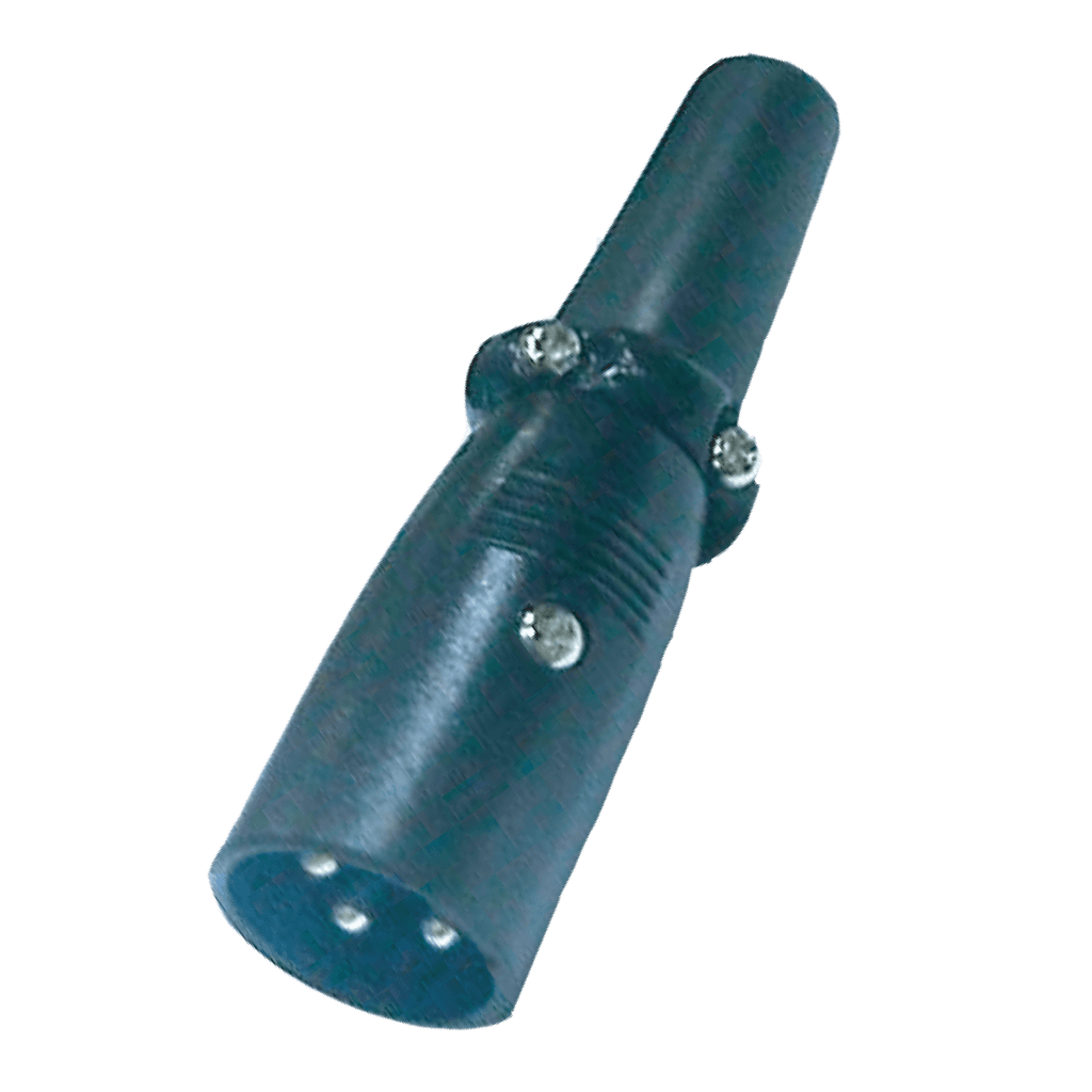 PLUG XLR, 3 PINES, METALICO