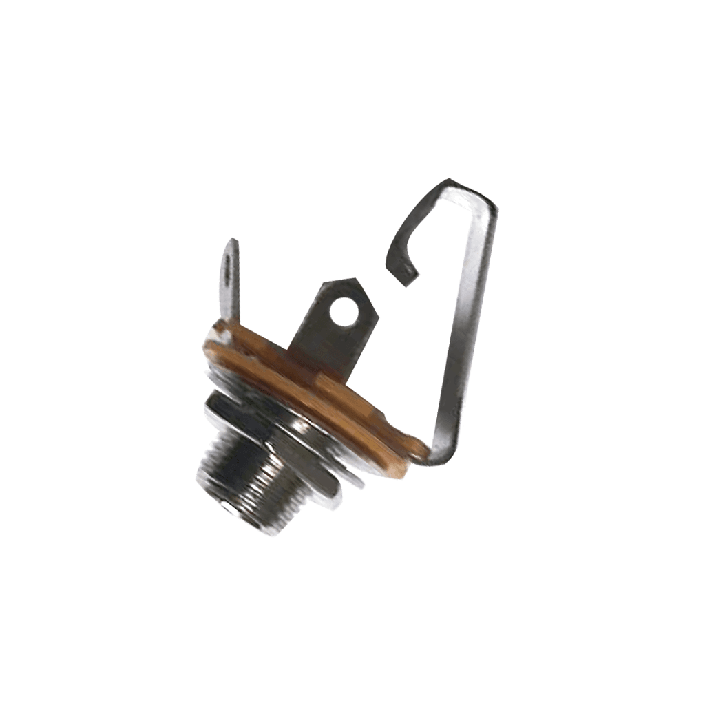 JACK DE CHASIS, 6.3MM, MONO, METALICO, CIRCUITO ABIERTO