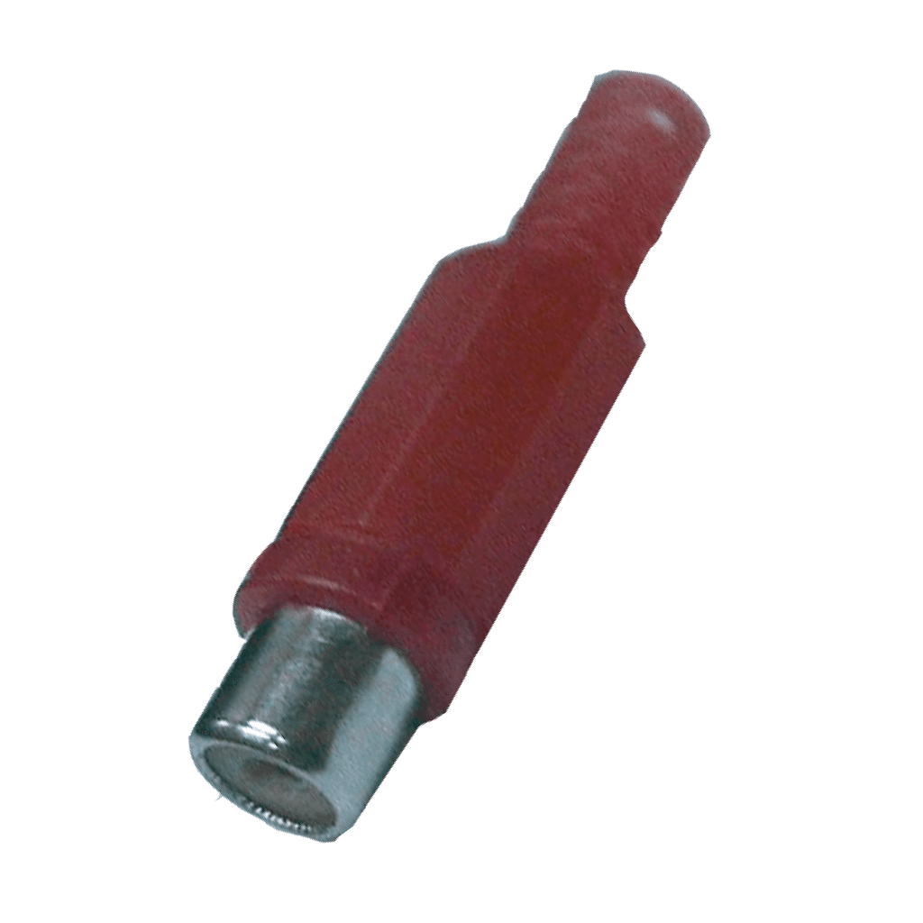 JACK RCA, ROJO, PLASTICO