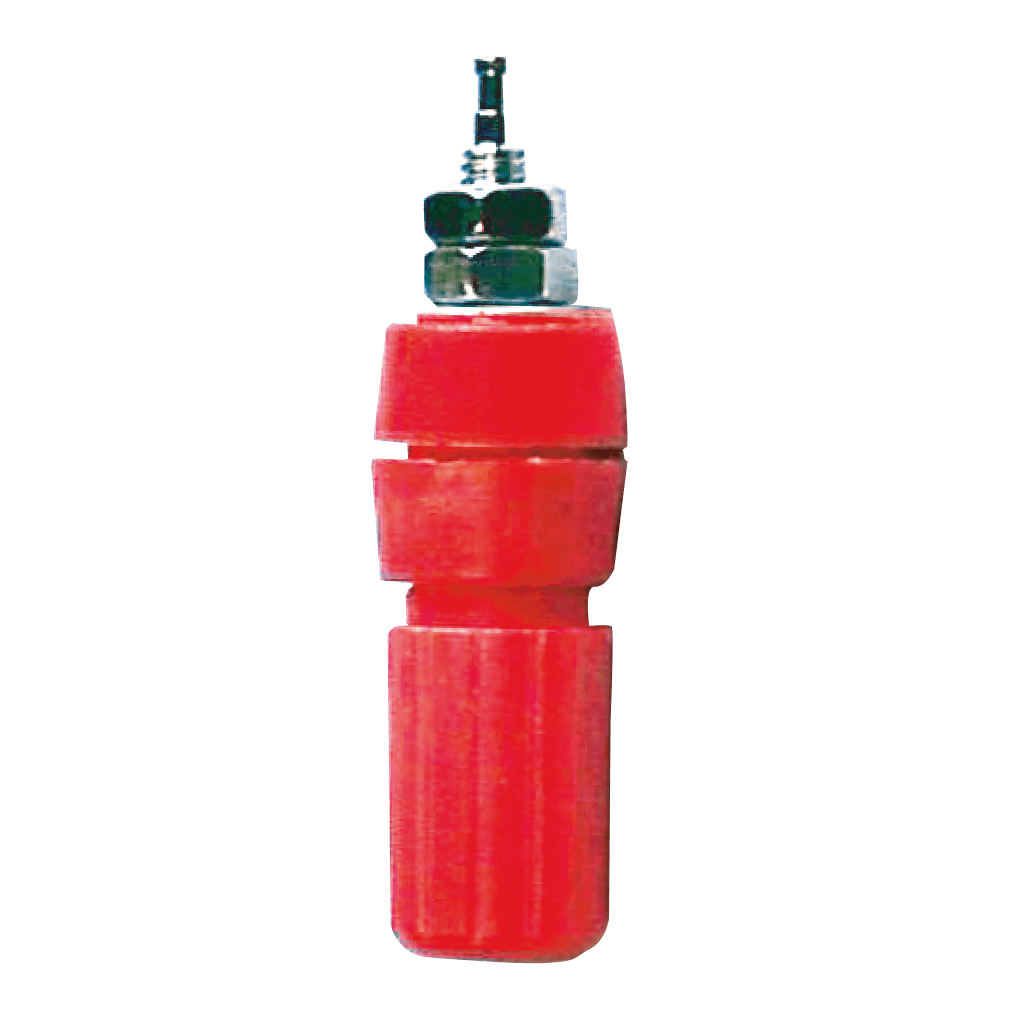 JACK BANANA MEDIANO DE CHASIS, ROJO