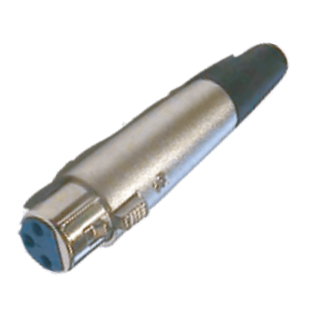 JACK XLR, 3 PINES, METALICO