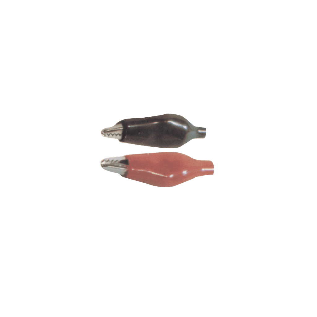 LAGARTO MEDIANO CON FORRO DE VINIL, ROJO-NEGRO, 4.5CM