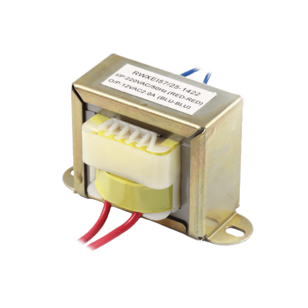 TRANSFORMADOR DE ONDA COMPLETA, 12V-0-12V, 30W, 2.5A, ENTRADA 110V