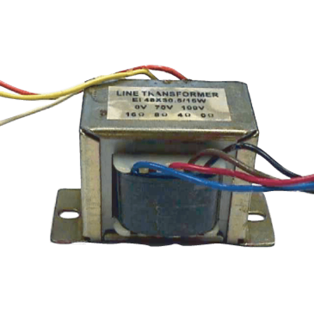 TRANSFORMADOR DE LINEA, 15W, 70V-100V, 8-16 OHM