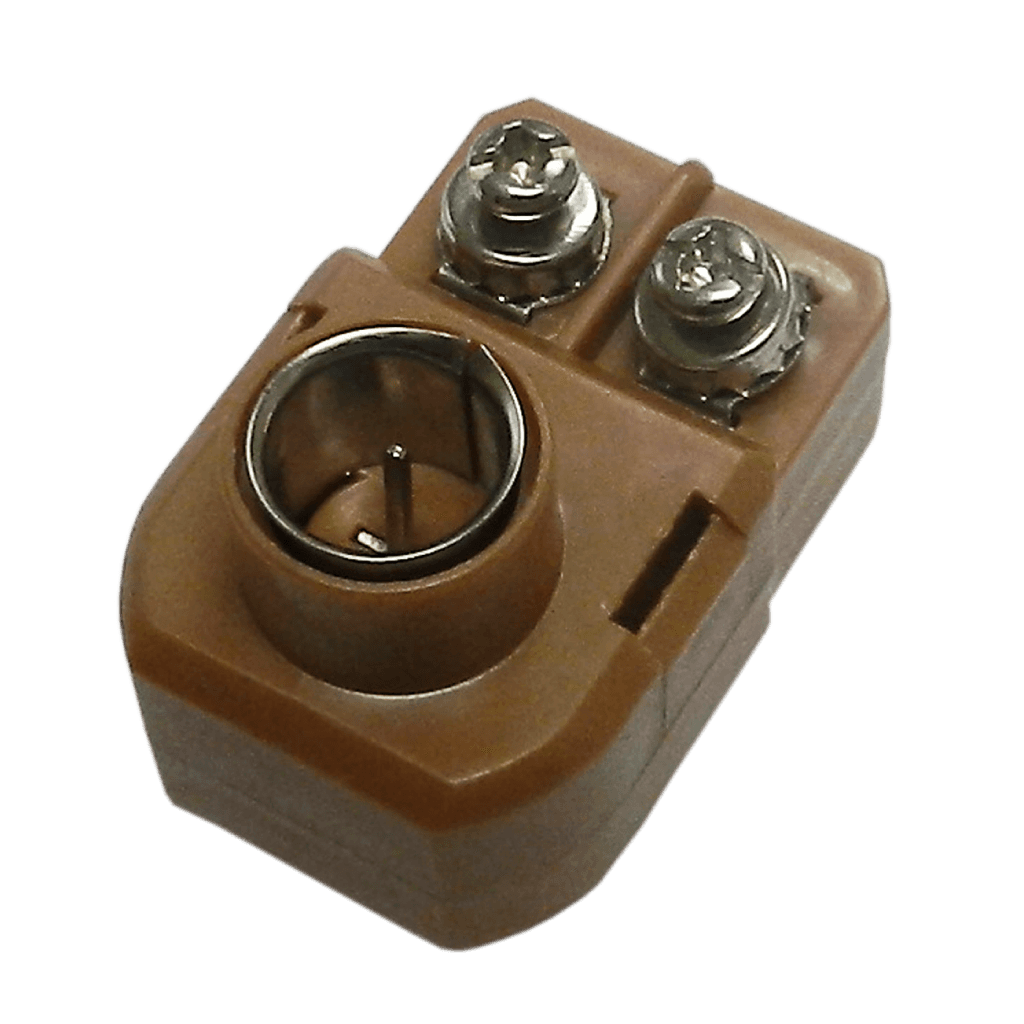 CHANCHITO ALTA CALIDA, TRANSFORMADOR DE IMPEDANCIA, 300-75 OHM, COLOR CAFÉ