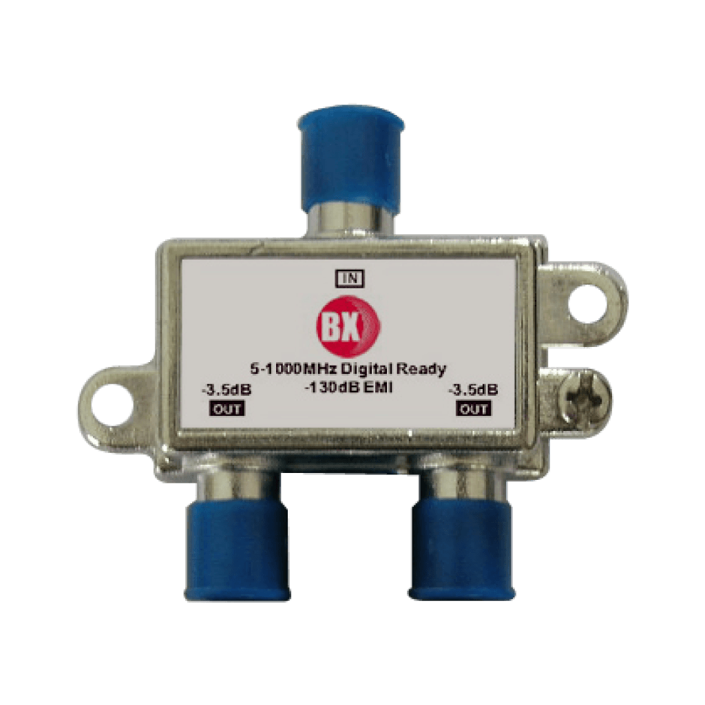 SPLITTER COAXIAL DE 2 SALIDAS, 1 ENTRADA, 1000 MHZ