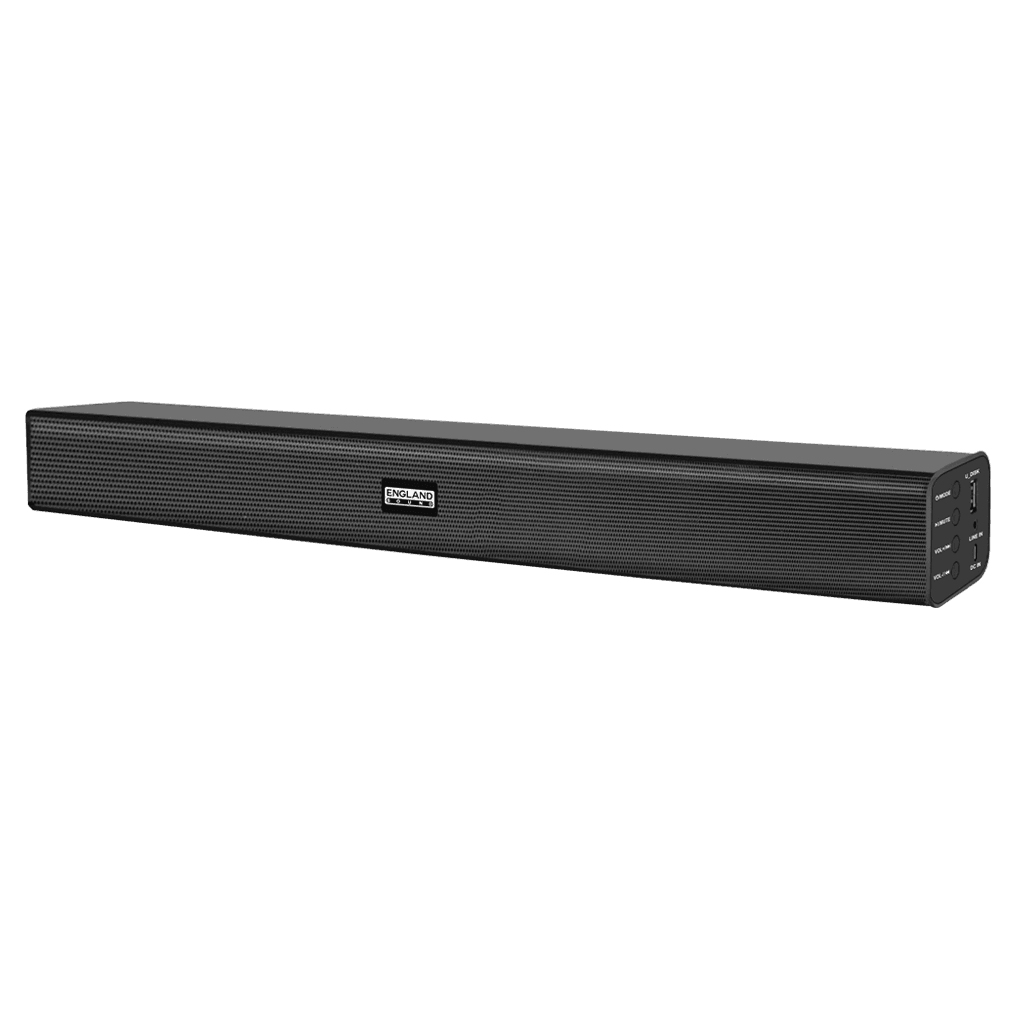 BARRA DE SONIDO CON BATERIA, 10W, BT, USB, MICROSD, AUX