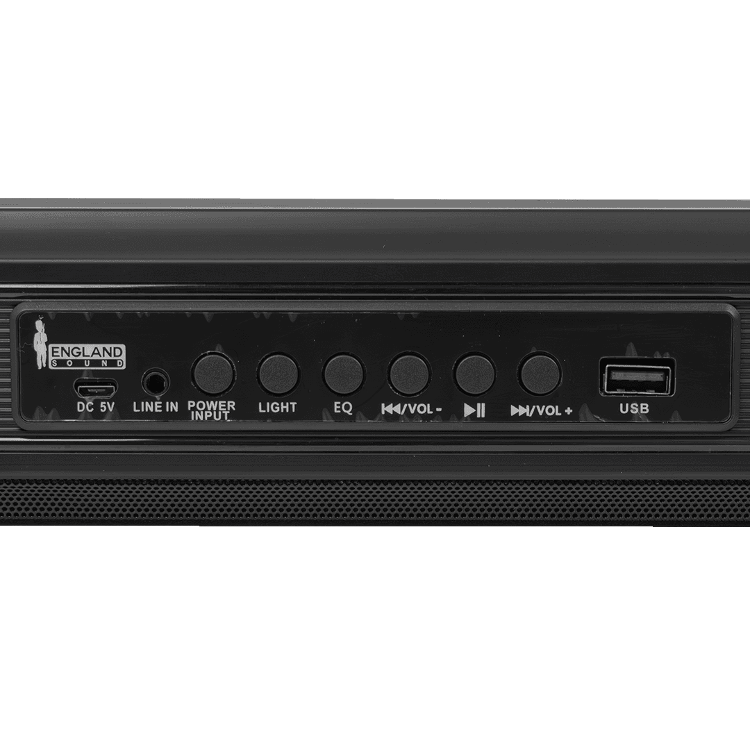 BARRA DE SONIDO CON BATERIA, 200W PMOP, LUCES LED, APP, BT, USB, MICROSD, AUX - Miniatura 5