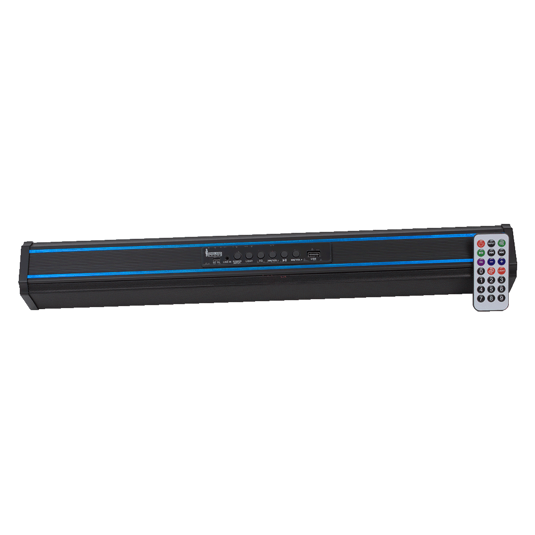 BARRA DE SONIDO CON BATERIA, 200W PMOP, LUCES LED, APP, BT, USB, MICROSD, AUX - Miniatura 6