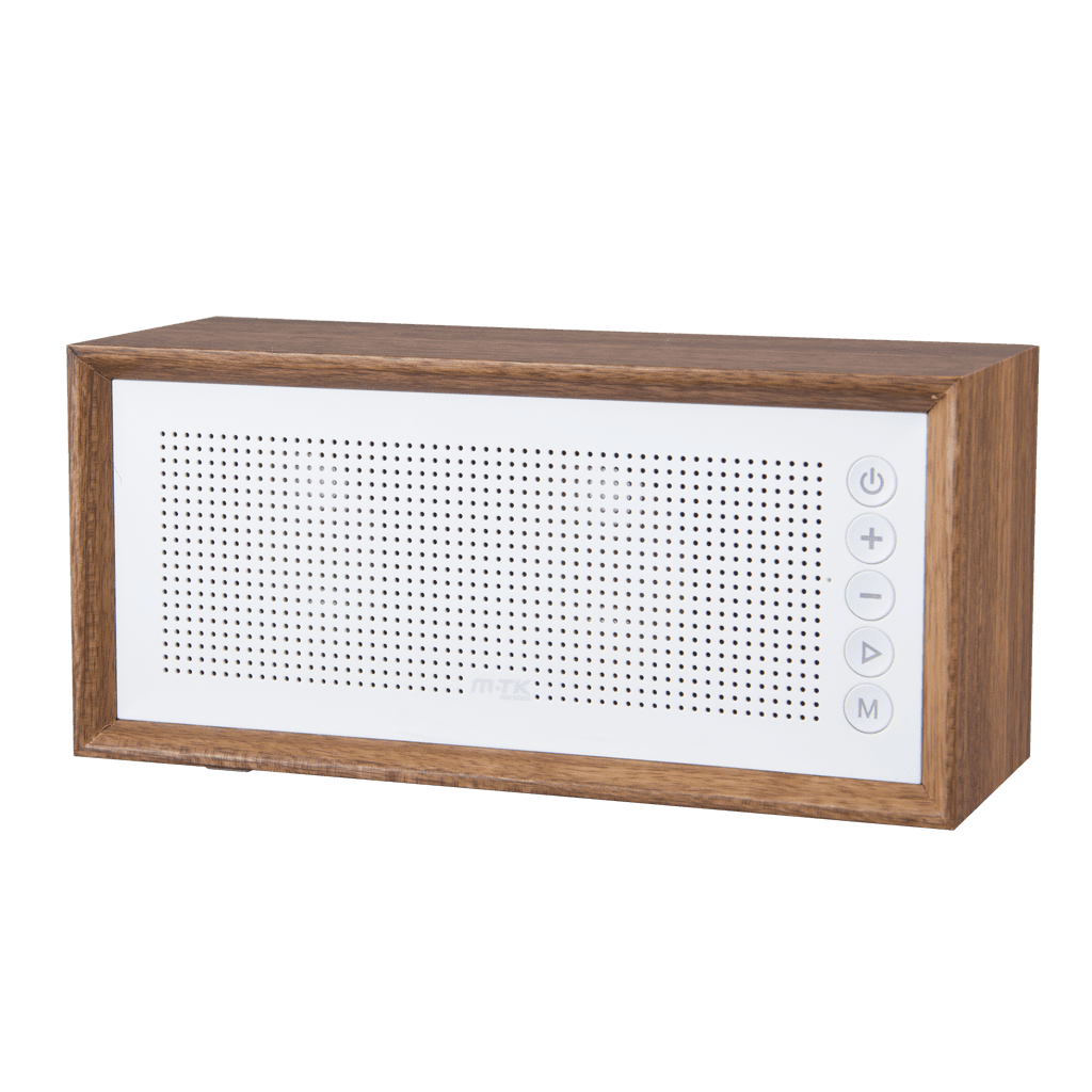 ALTAVOZ BLUETOOTH RECTANGULAR MADERA, 10W, USB REPRODUCTOR, AUX, MICRO SD