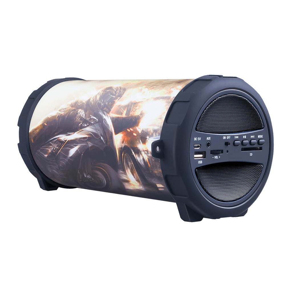 ALTAVOZ BLUETOOTH MINI TUBULAR, 10W, USB REPRODUCTOR, AUX, MICRO SD